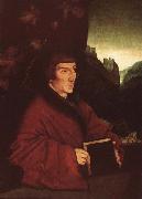 Hans Baldung Grien Portrait of Ambroise Volmar Keller oil painting on canvas